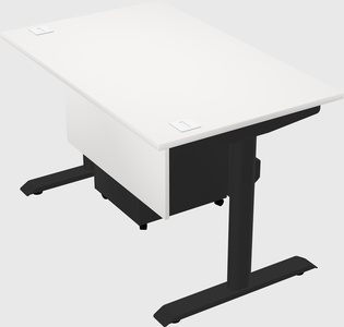Dual motor electric desk