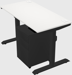 Dual motor electric desk