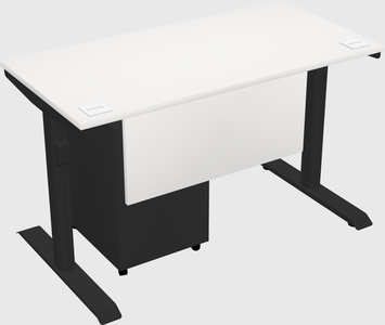 Dual motor electric desk