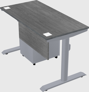 Dual motor electric desk