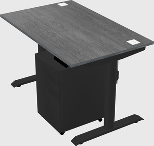 Dual motor electric desk