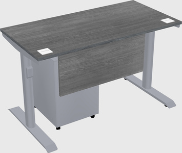 Dual motor electric desk