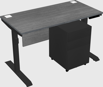 Dual motor electric desk