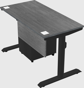 Dual motor electric desk