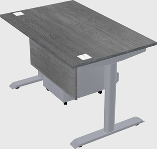 Dual motor electric desk