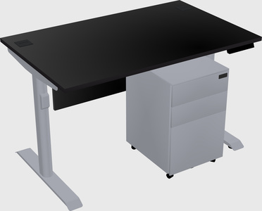 Dual motor electric desk