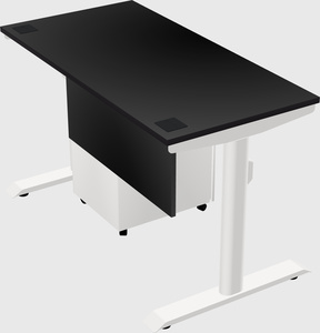 Dual motor electric desk