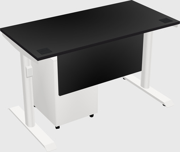 Dual motor electric desk