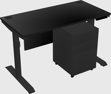Dual motor electric desk