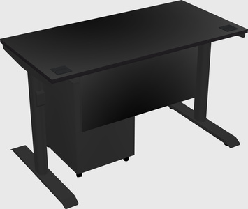 Dual motor electric desk