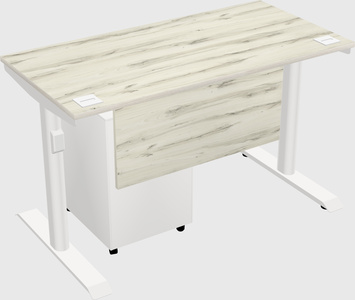 Dual motor electric desk