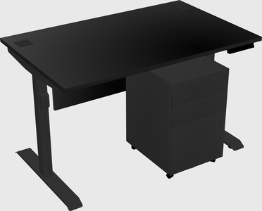 Dual motor electric desk