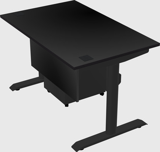 Dual motor electric desk