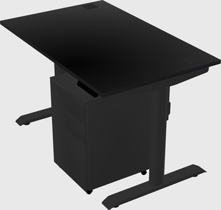 Dual motor electric desk