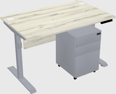 Dual motor electric desk