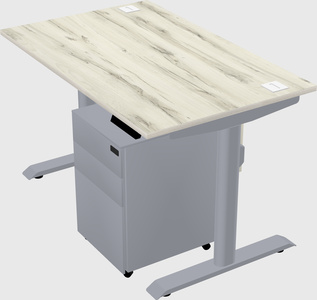 Dual motor electric desk
