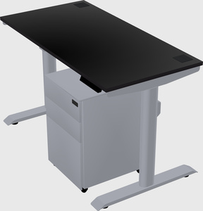 Dual motor electric desk