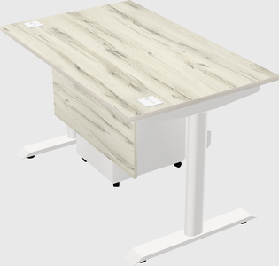 Dual motor electric desk