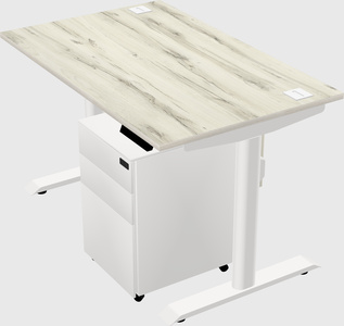 Dual motor electric desk
