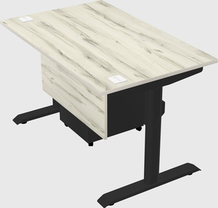 Dual motor electric desk