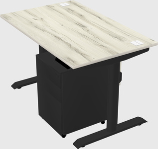 Dual motor electric desk