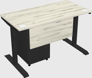 Dual motor electric desk