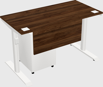 Dual motor electric desk