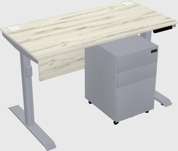 Dual motor electric desk