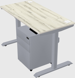 Dual motor electric desk