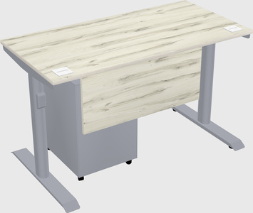 Dual motor electric desk