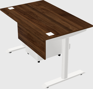Dual motor electric desk