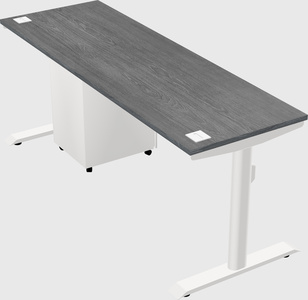 Dual motor electric desk
