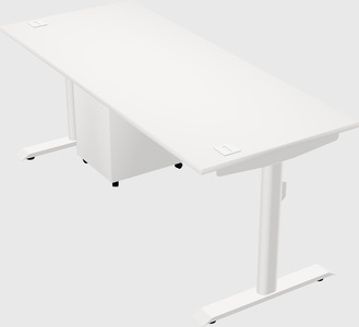 Dual motor electric desk