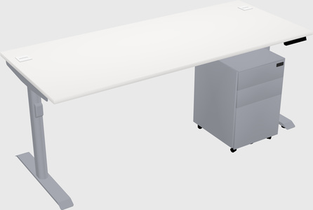 Dual motor electric desk