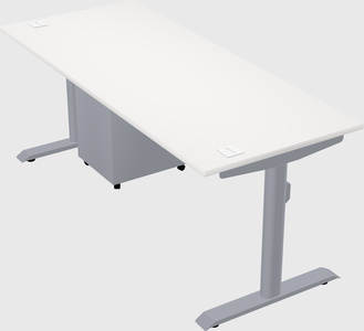 Dual motor electric desk