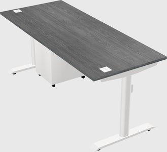 Dual motor electric desk