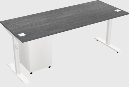 Dual motor electric desk