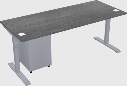 Dual motor electric desk
