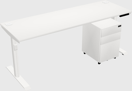 Dual motor electric desk