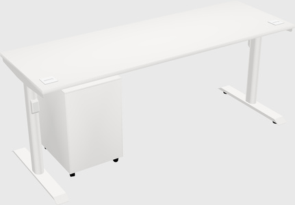 Dual motor electric desk