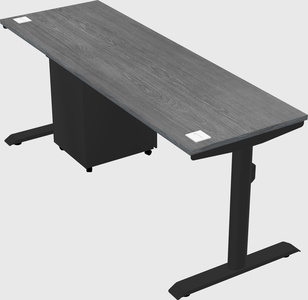 Dual motor electric desk