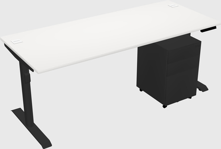 Dual motor electric desk