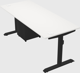 Dual motor electric desk