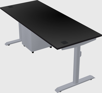 Dual motor electric desk