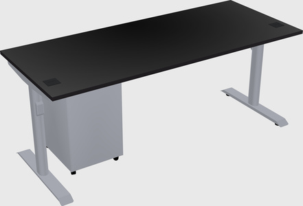 Dual motor electric desk
