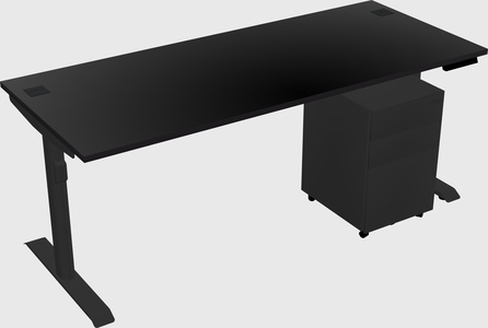 Dual motor electric desk