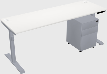 Dual motor electric desk