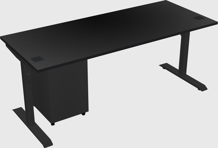 Dual motor electric desk