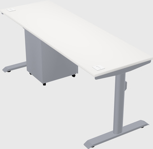 Dual motor electric desk