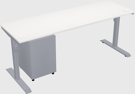 Dual motor electric desk
